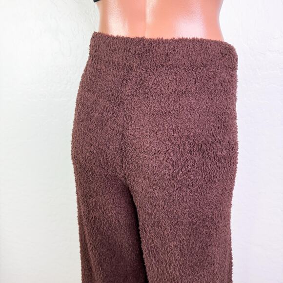 Skims Pull On Fleece Sherpa Teddy Jogger Pants Brown Cozy Loungewear 4X/5X NWT - Picture 8 of 13